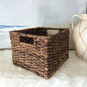 Threshold Woven Abaca Basket/ Crate (b)